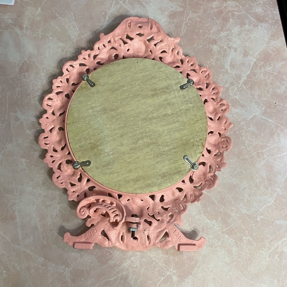 Vintage Emig Cast Iron Standing Mirror - Picture 2 of 5
